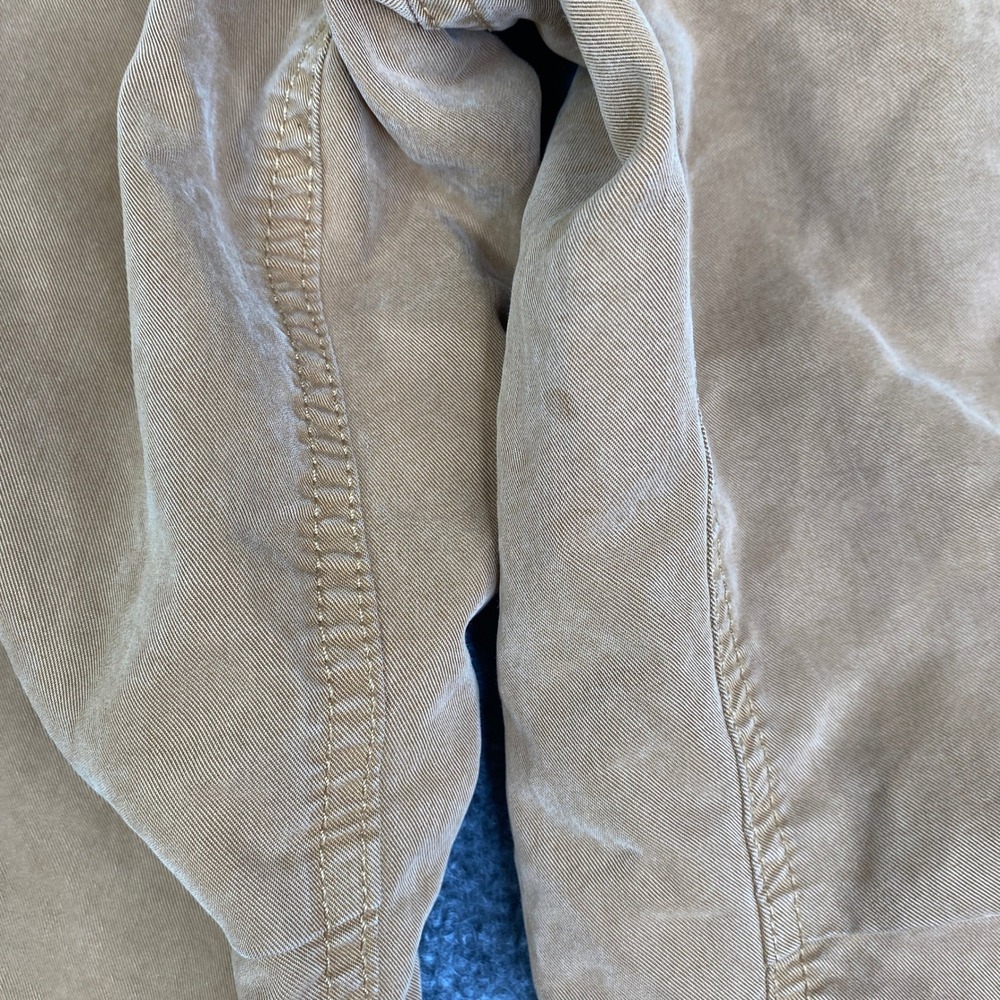 Moussy Women Tan Lyocell Blend Wide Leg Cargo Pants Size 1 028HAZ30-0521 - Picture 4 of 15